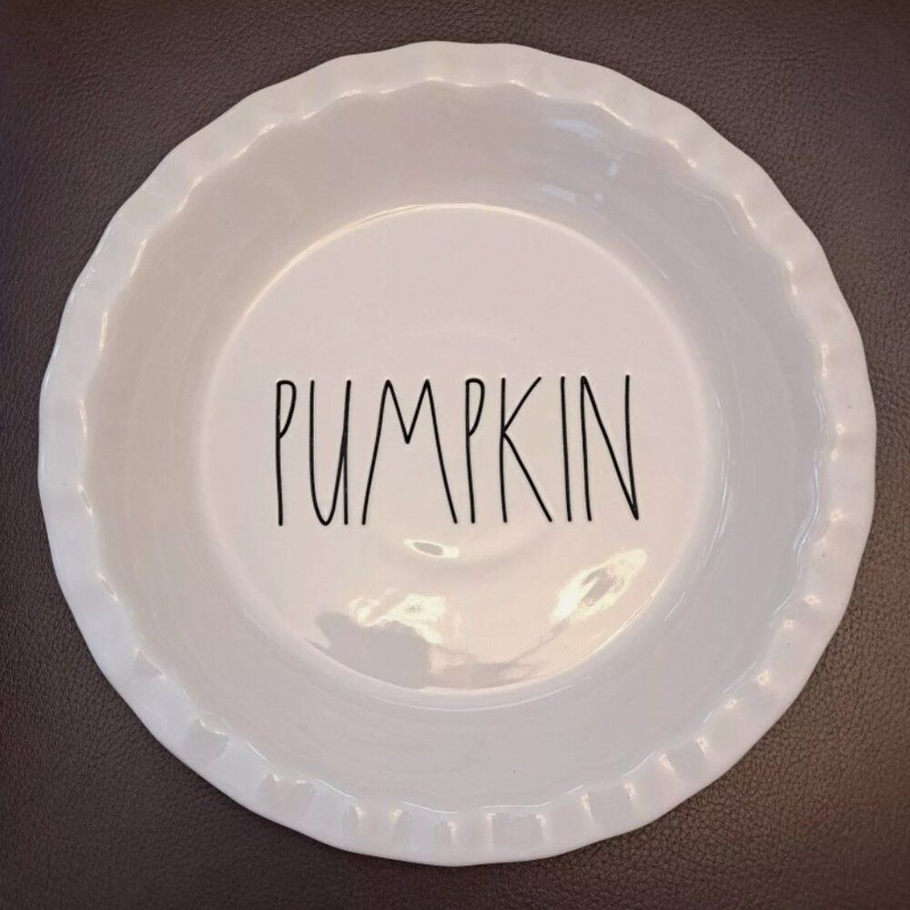 Rae Dunn Pumpkin Pie Baking Plate/Dish